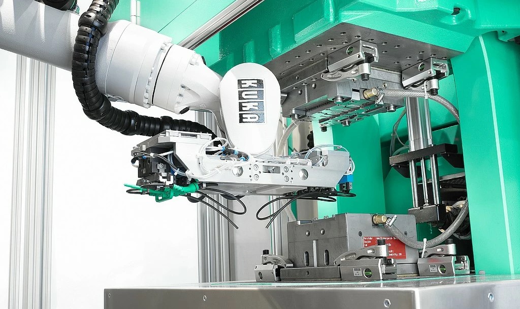 Insert molding mass production line at Ming-Li Precision Taiwan factory