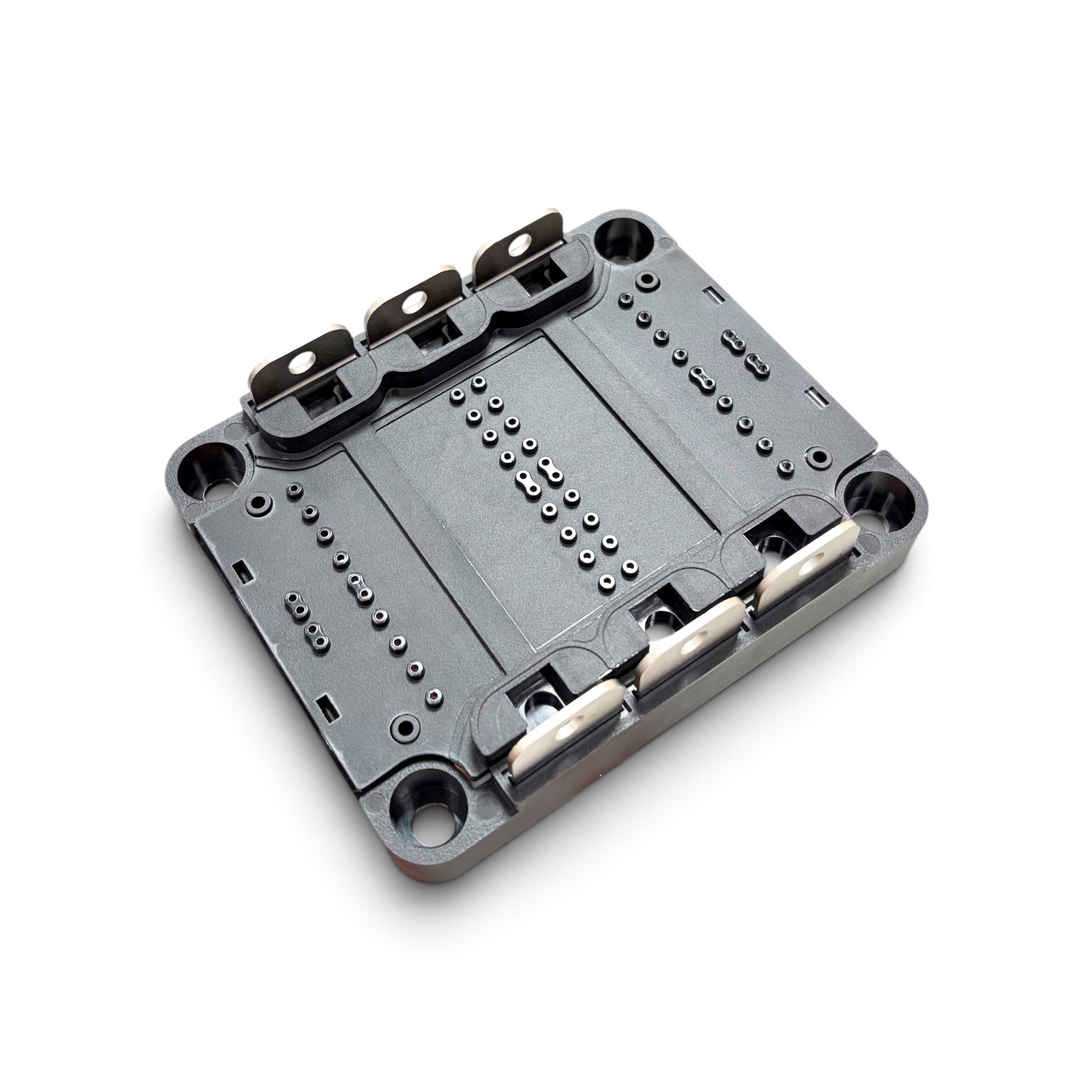 Ming-Li Precision power module housing with metal terminals manufactured for ITRI