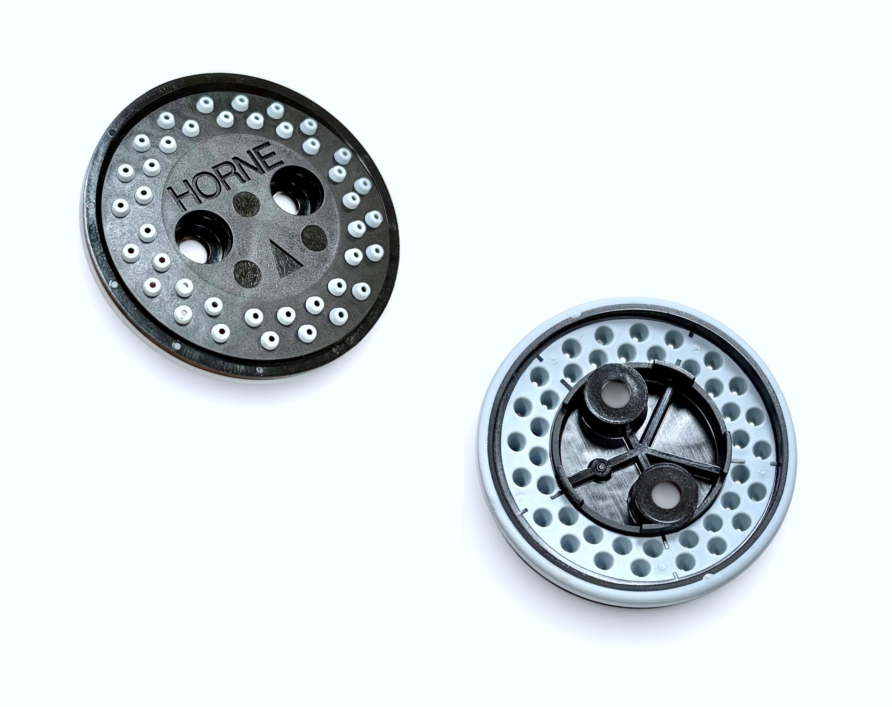 2-Shot Molding and 2K Molding Shower Head Component Ming-Li Precision 2-Shot molding 2K molding Bi-injection molding shower head component