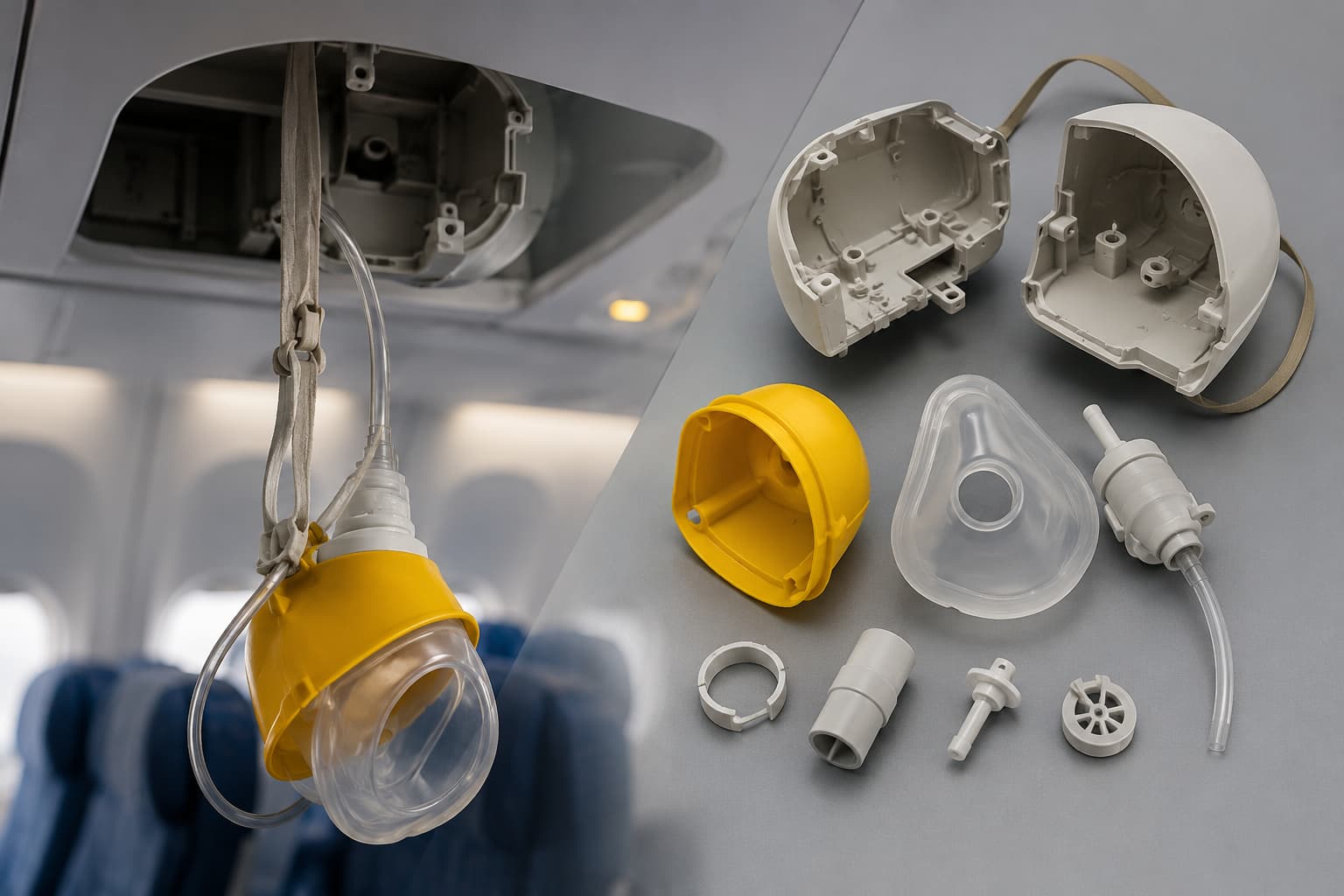 Ming Injection Kit Oxygen Masks in Aviation: How Plastic Injection Molding Ensures Safety ...